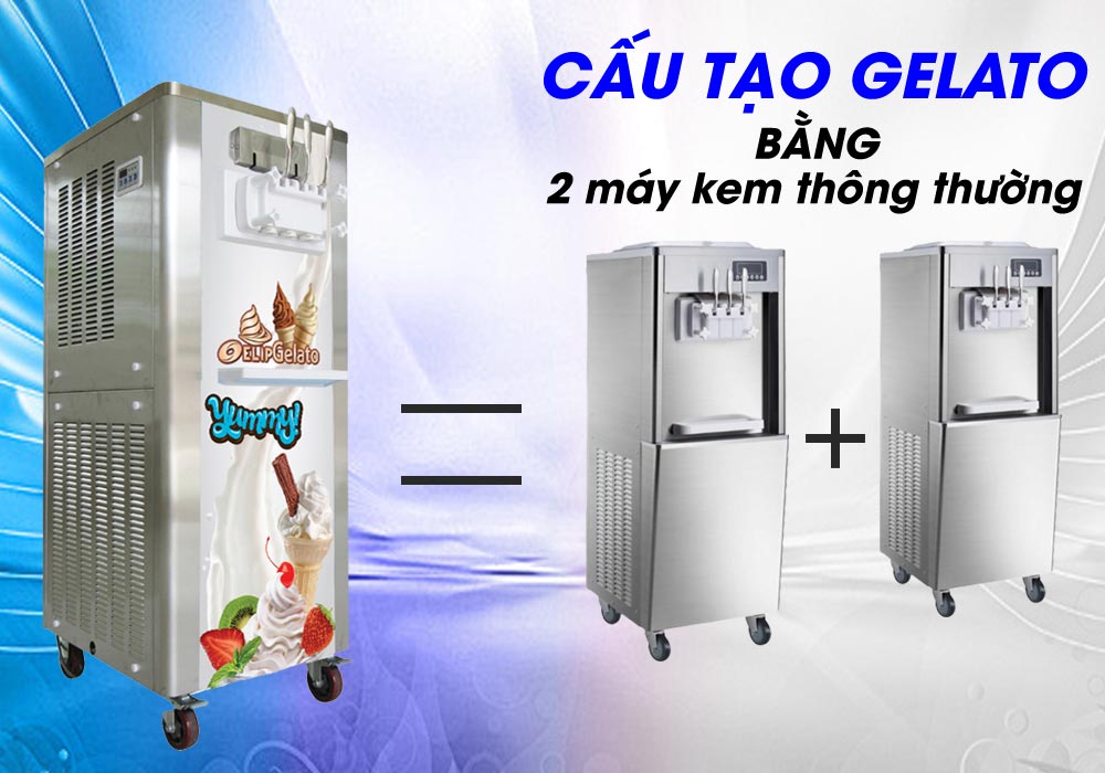 máy làm kem ý gelato